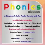 Read more about the article Phonics English Classes